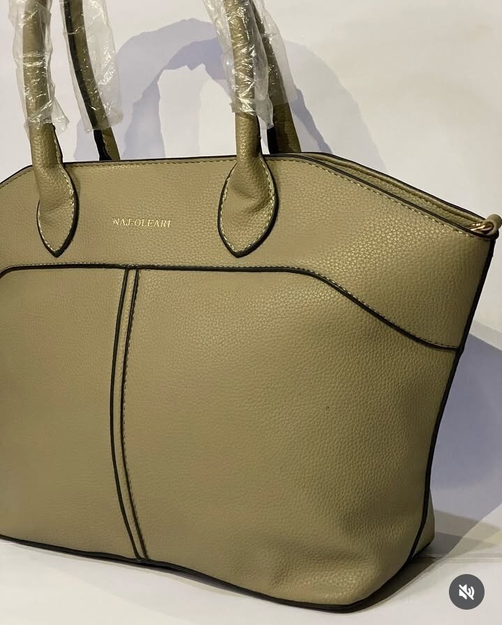 Cream Office Bag