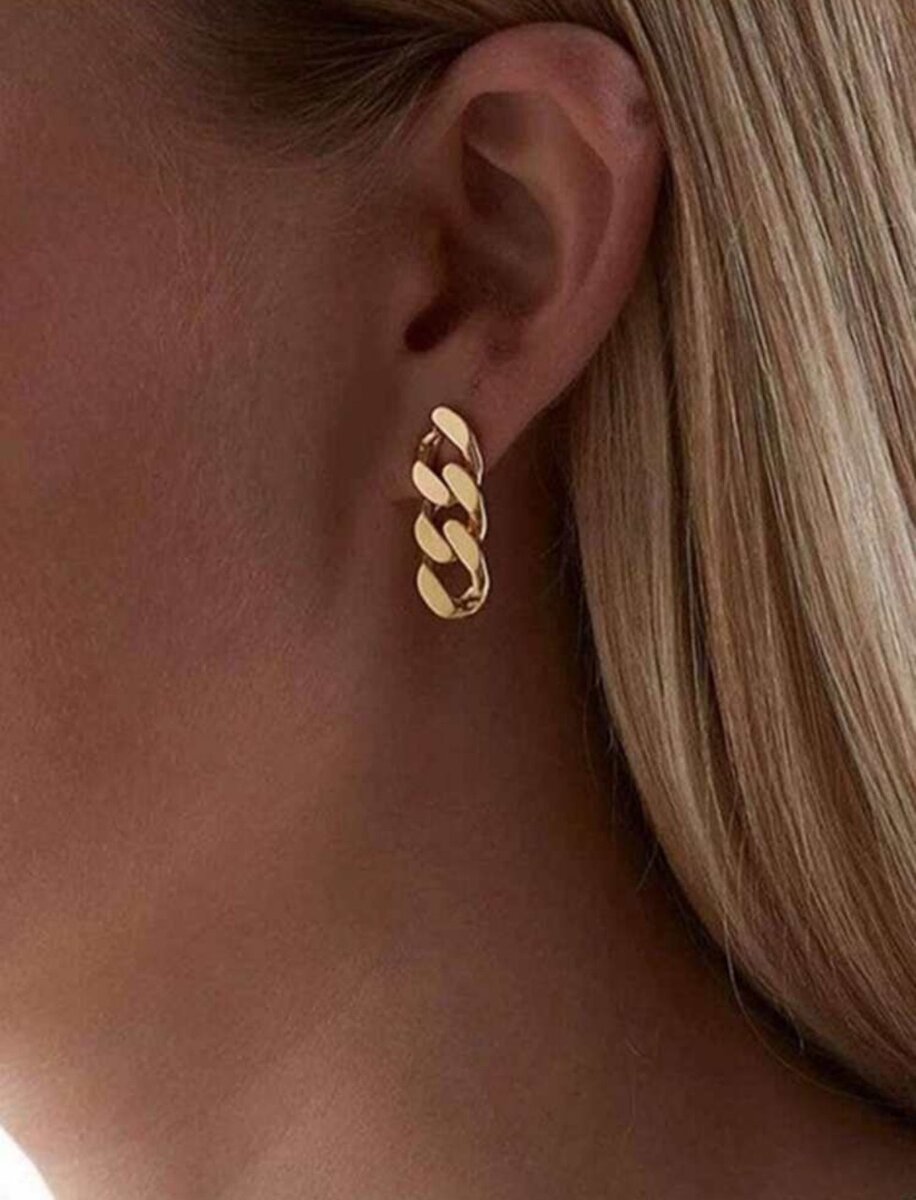 Cuban drop earrings
