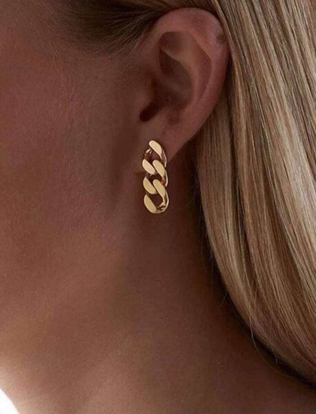 Cuban drop earrings