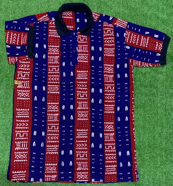 Chemise à motifs ethniques