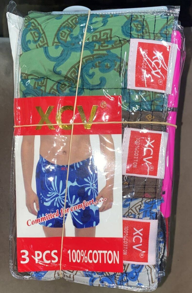 Lot de 3 Boxers Homme Coton
