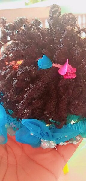 Kids curly wigs