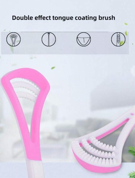 Silicone Tongue Scrapper.