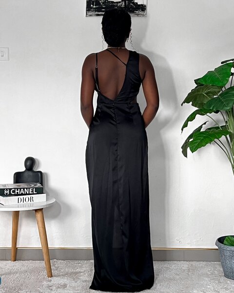 Silk dinner dress