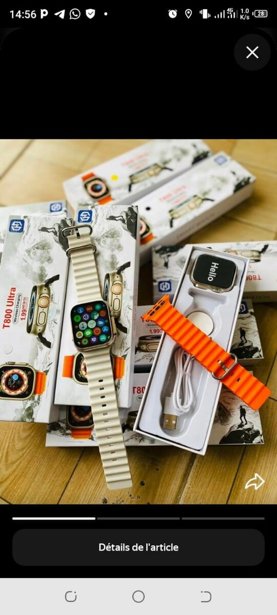 Montre Connectée T900 Ultra