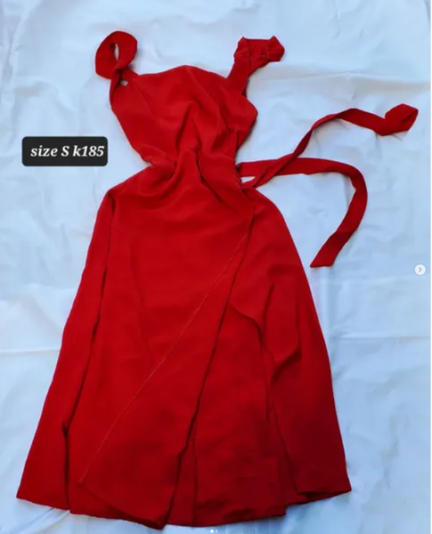 red dress