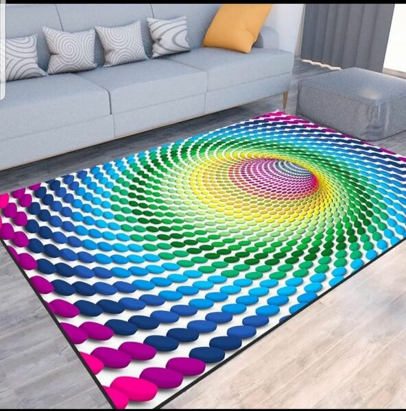 Fluffy carpet