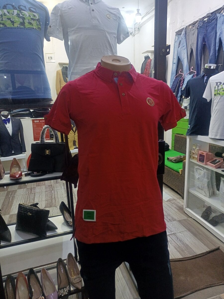 red t-shirt