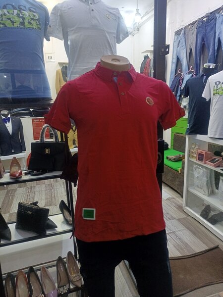 red t-shirt