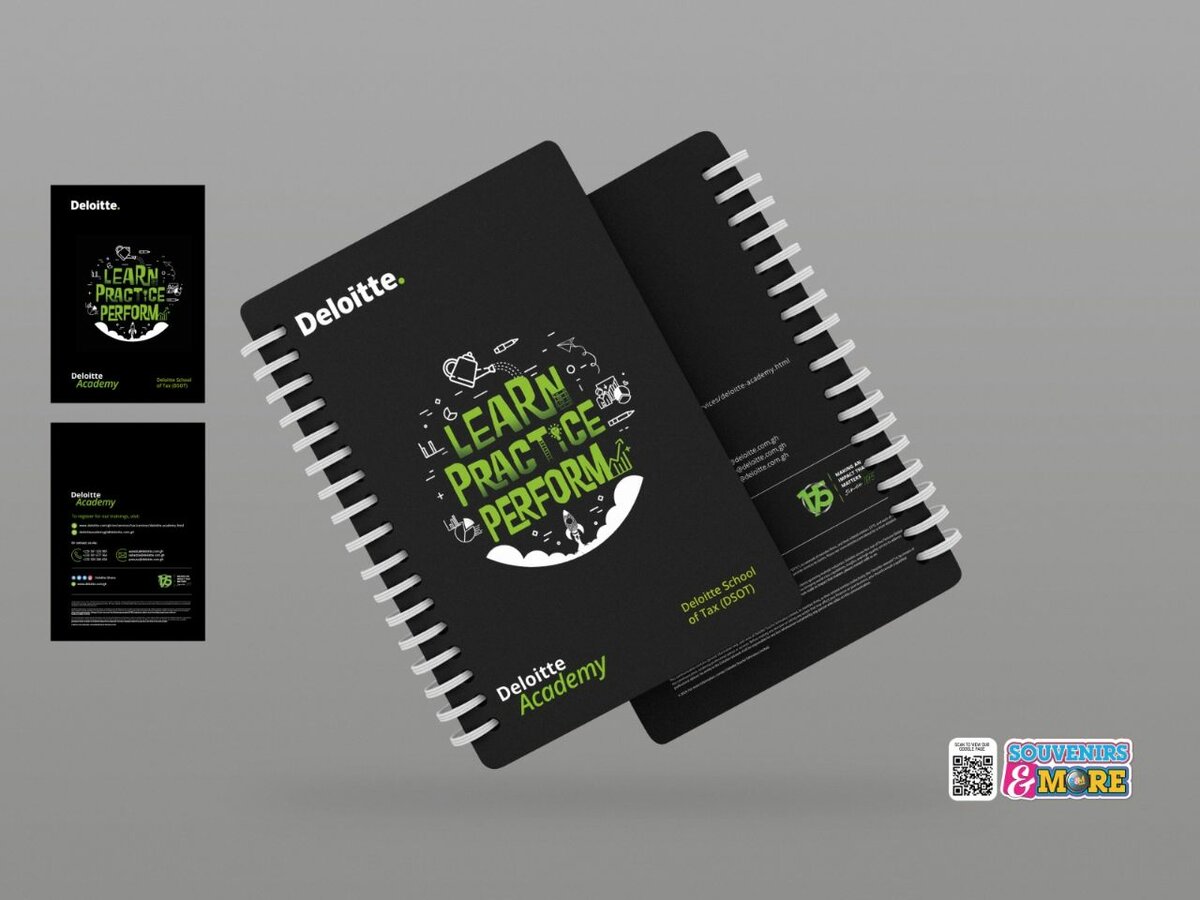 A5 branded notepad