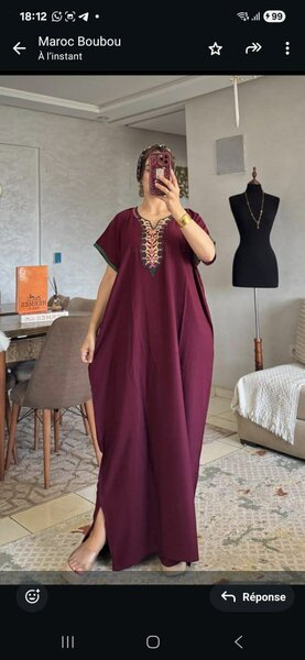 Boubou marocain Élegant Femme