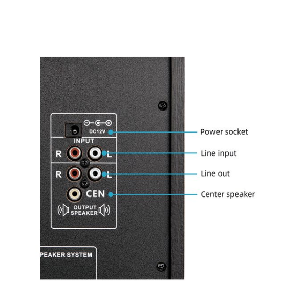 Weyon 358S 5.1 CH BLUETOOTH HOME THEATER SPEAKER
