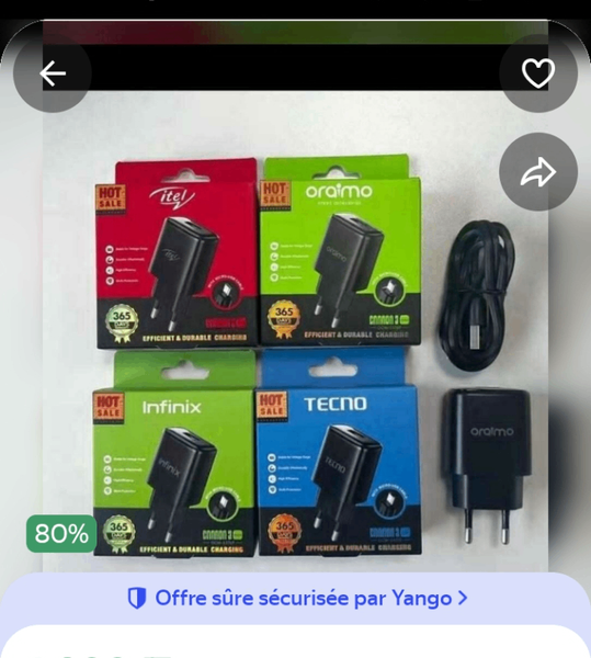 Chargeur rapide Oriamo