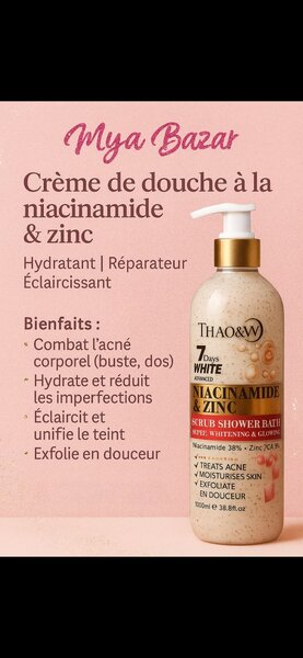 Crème de Douche Niacinamide Zinc