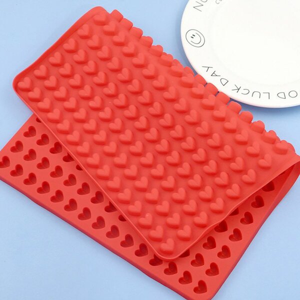 Moule en Silicone en forme de coeur, 255 cavités
