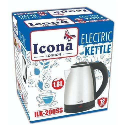 Bouilloire Électrique - Icona London - 1500W 1,8 L - InoxBou