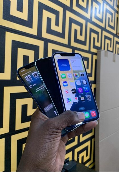 Smartphones modernes colorés