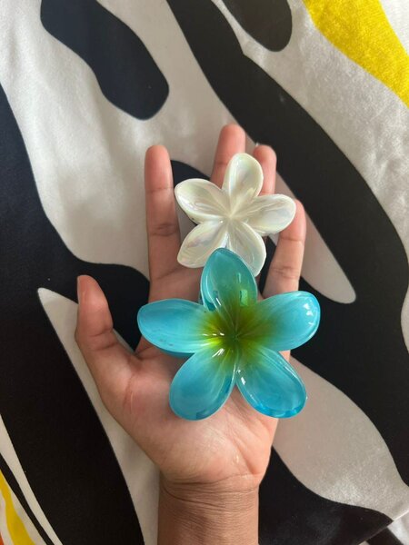 Barrettes fleurs élégantes