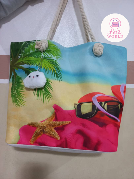 Tote bag Imprimé Étoile ,plage