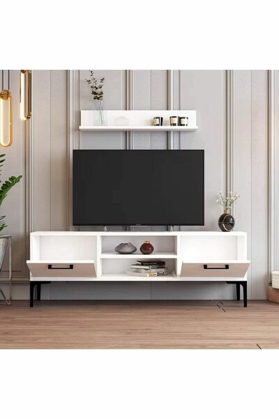 Meuble TV moderne blanc