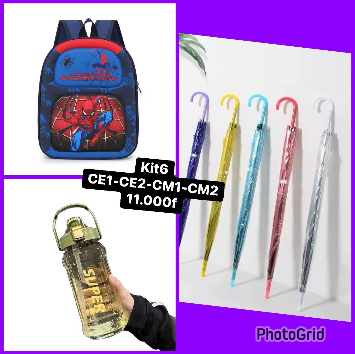 Ensemble Sac à Dos Enfant