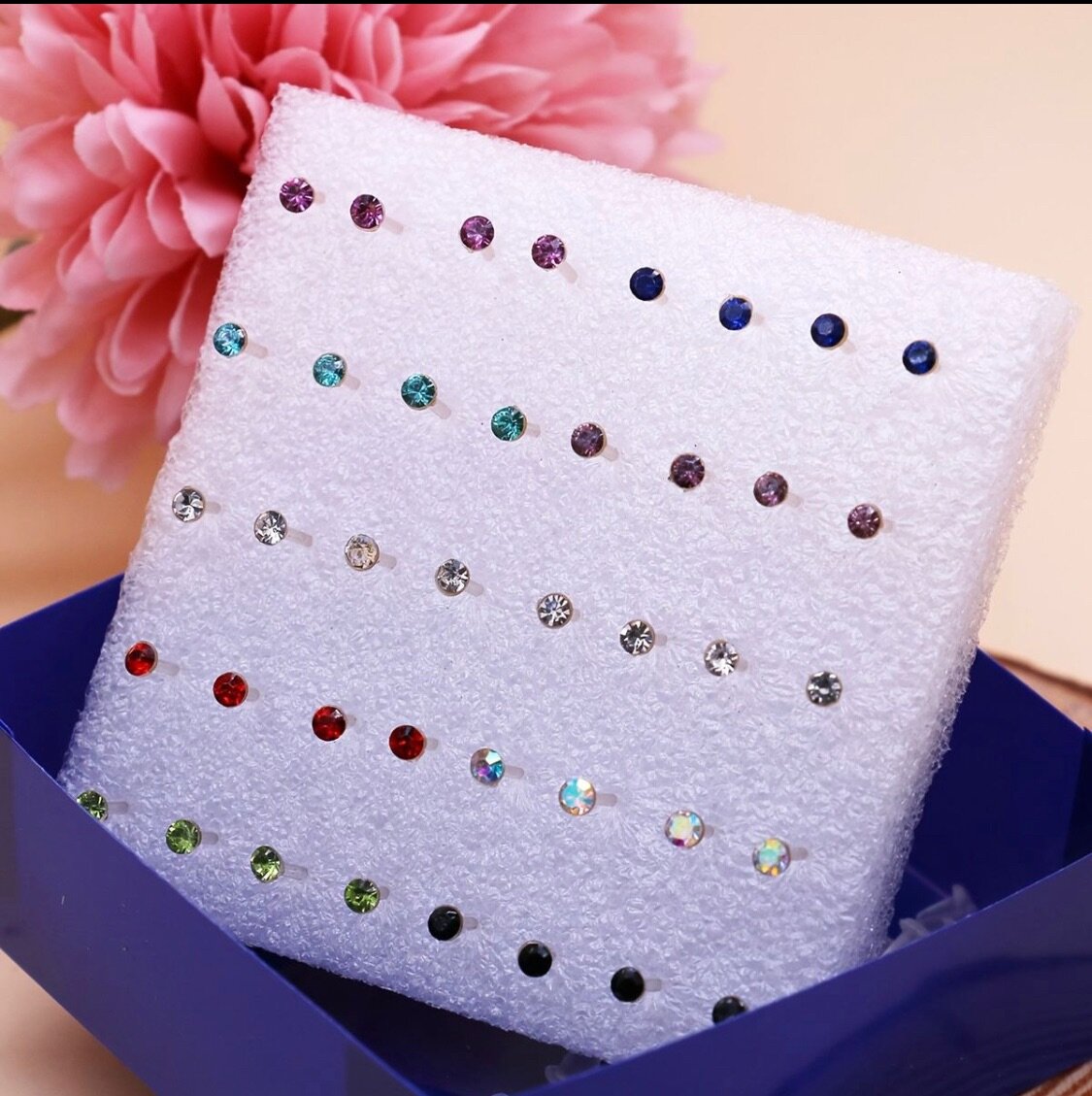 Silver stainless earrings