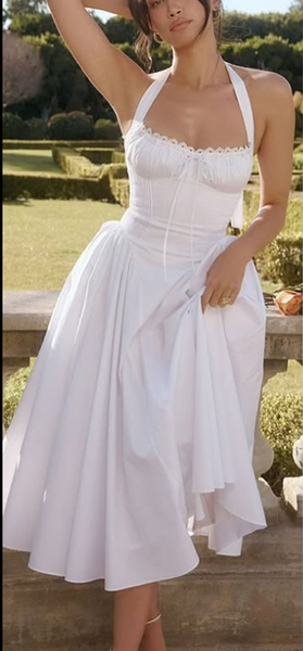 Summer white dress