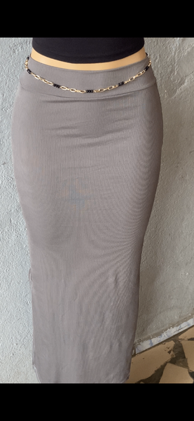 Jupe longue en soie élégante