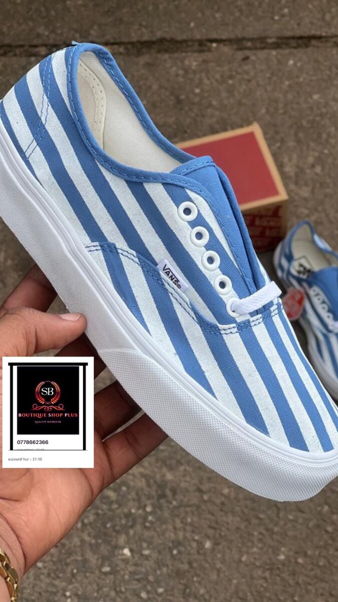 Basket vans authentique avec sa boîte