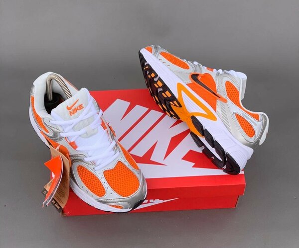 Nike Sneakers Orange Blanc