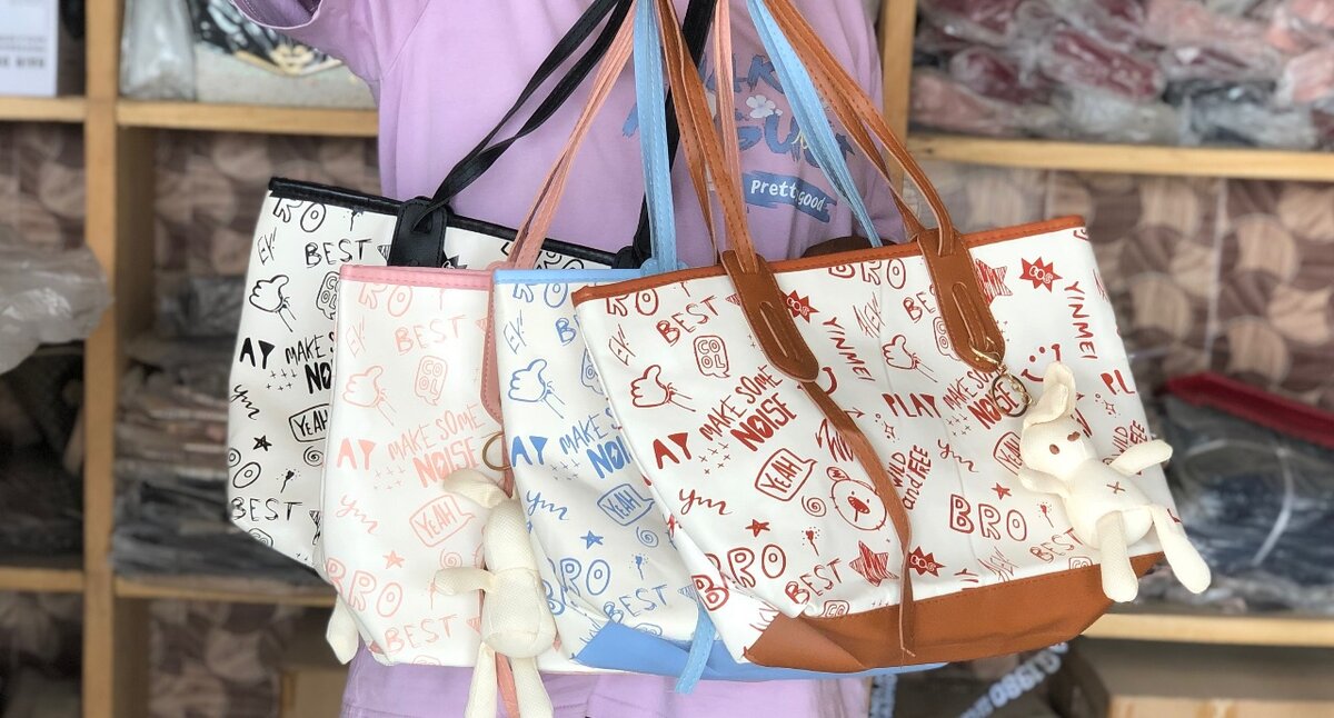 Silicon tote bags