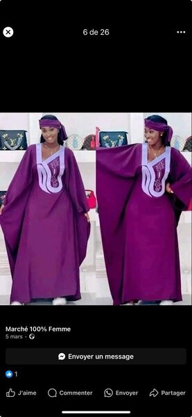 Boubou pour femme