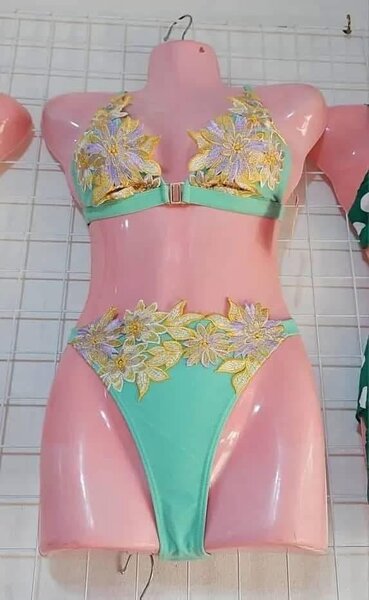 Maillot de bain floral femme