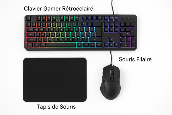 Ensemble Clavier Gamer RGB