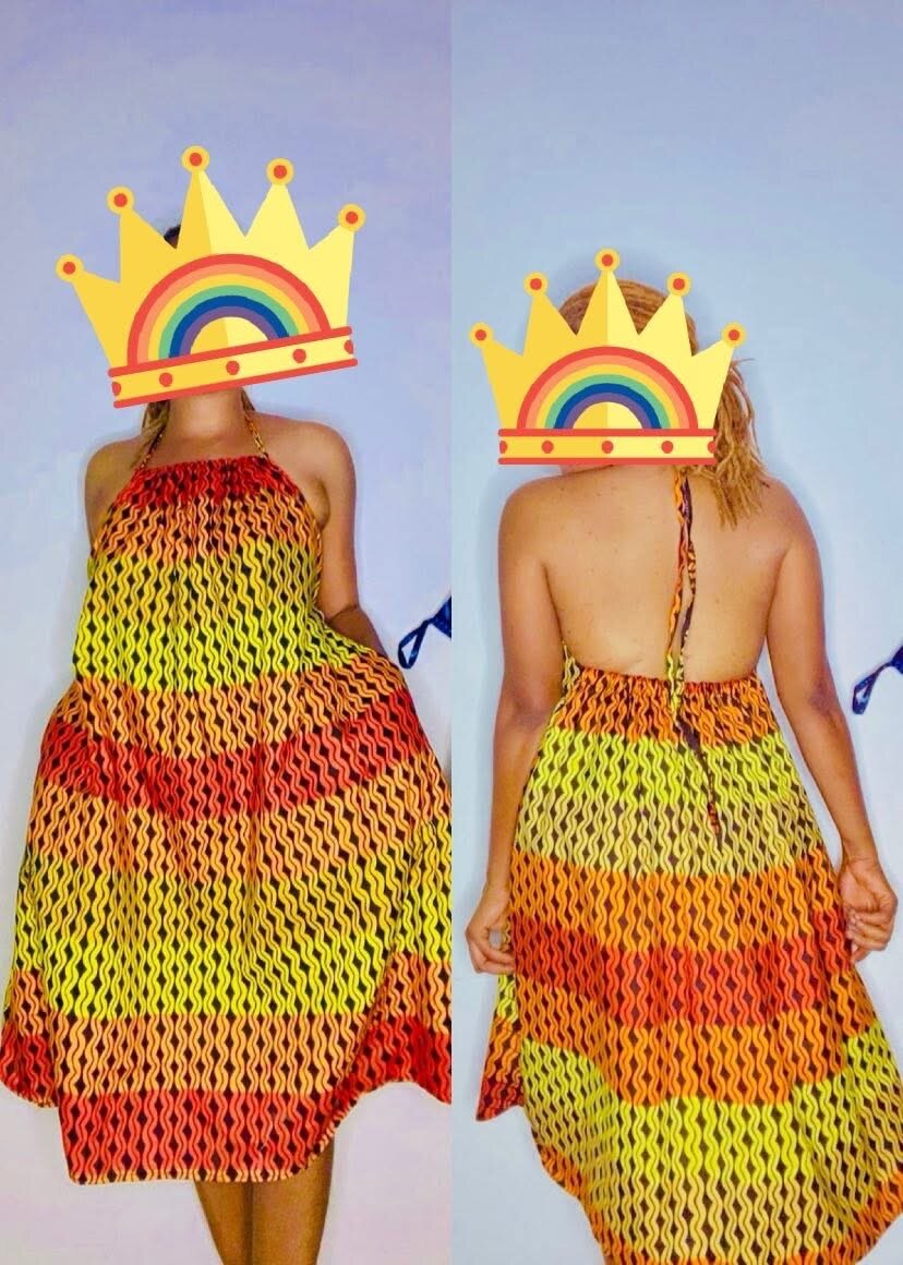 Robe d'Été Dos Nu Bohème