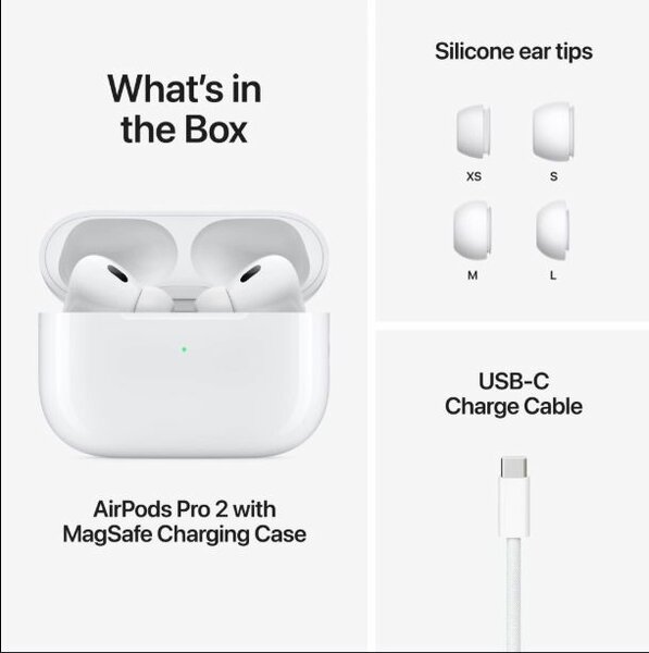 ORIGINAL APPLE Airpods PRO2    Crystal clear sound  Comfor