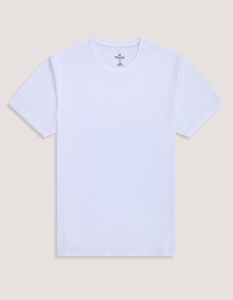 T-shirt blanc en coton