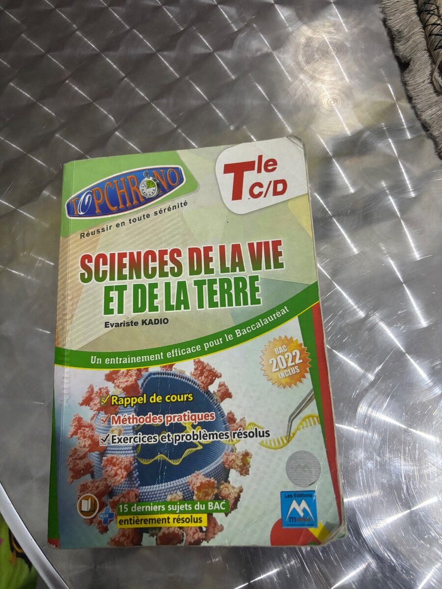 Livre SVT Bac 2022