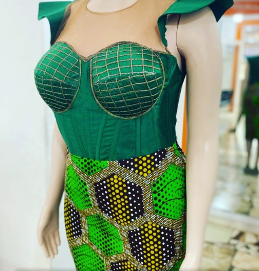 FASHIONED AFRICAN PRINT