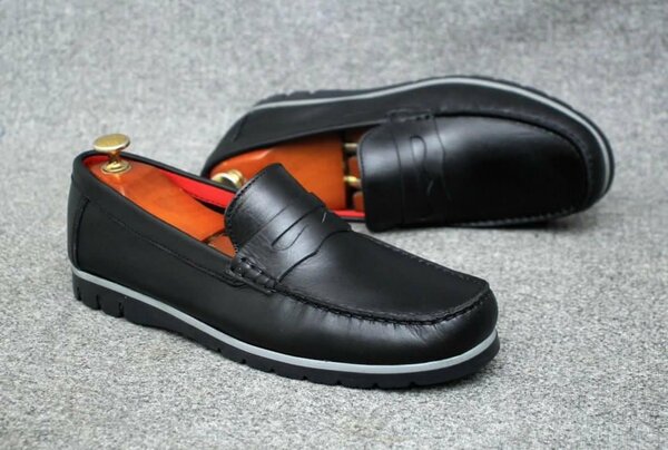Mocassins cuir