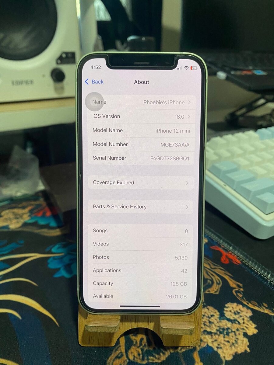 iPhone 12 Mini Vert 128GB