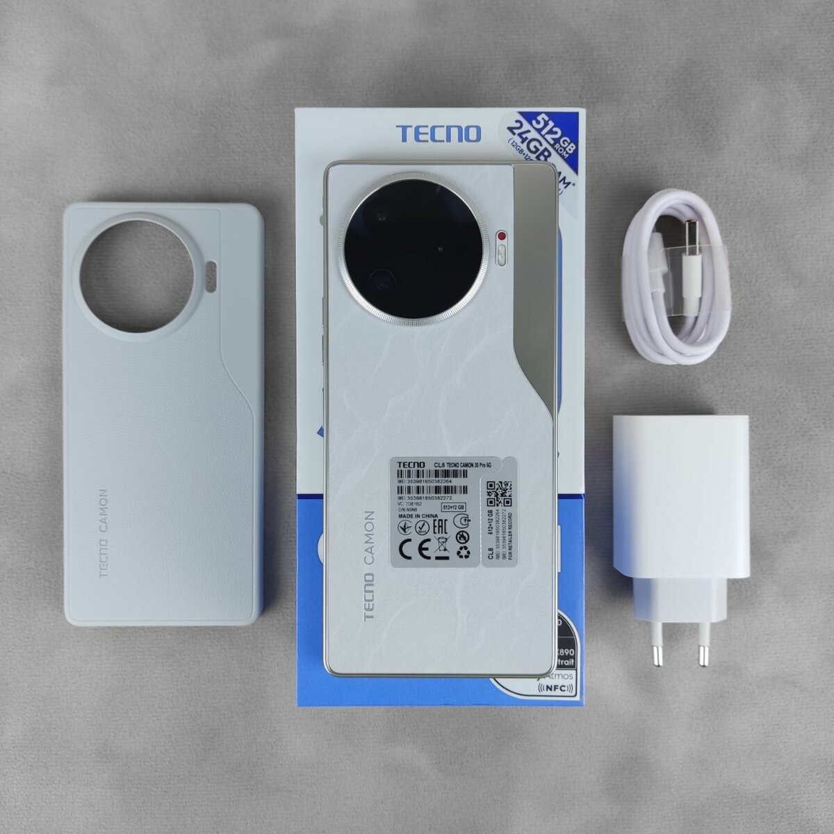 TECNO CAMON 30 PRO 5G 512GB 24GB RAM première copie dubaï