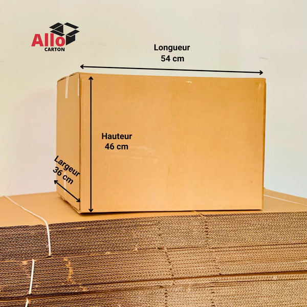 Emballages cartons/moyens