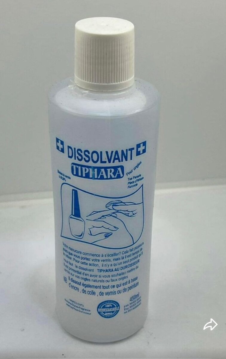 Dissolvant ongles Tiphara