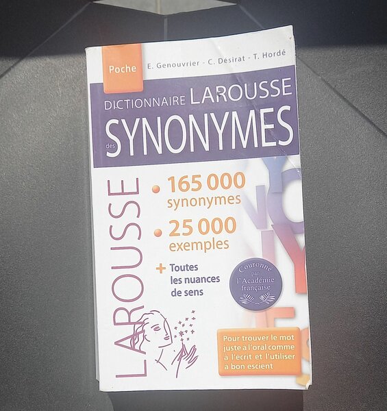 Dictionnaire des synonymes larousse