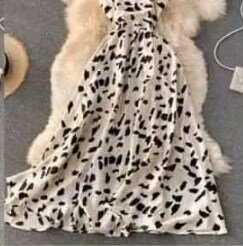 White print dress