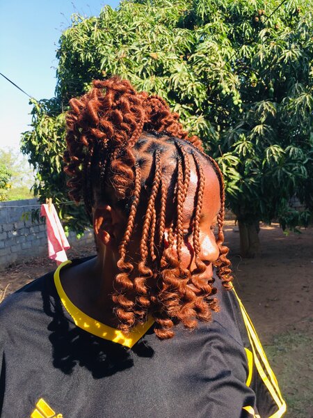 Knotless braids