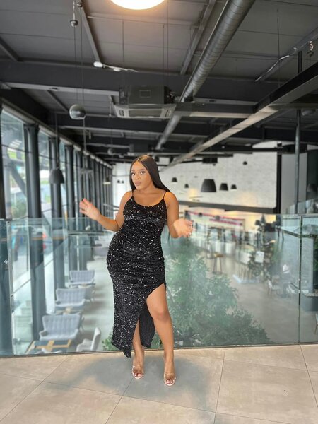 black dress