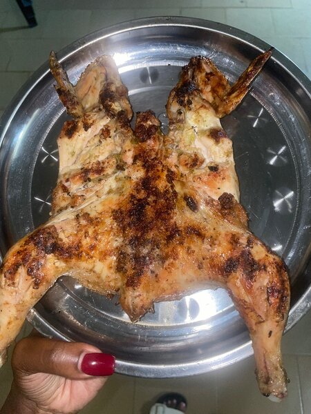 Poulet flambé