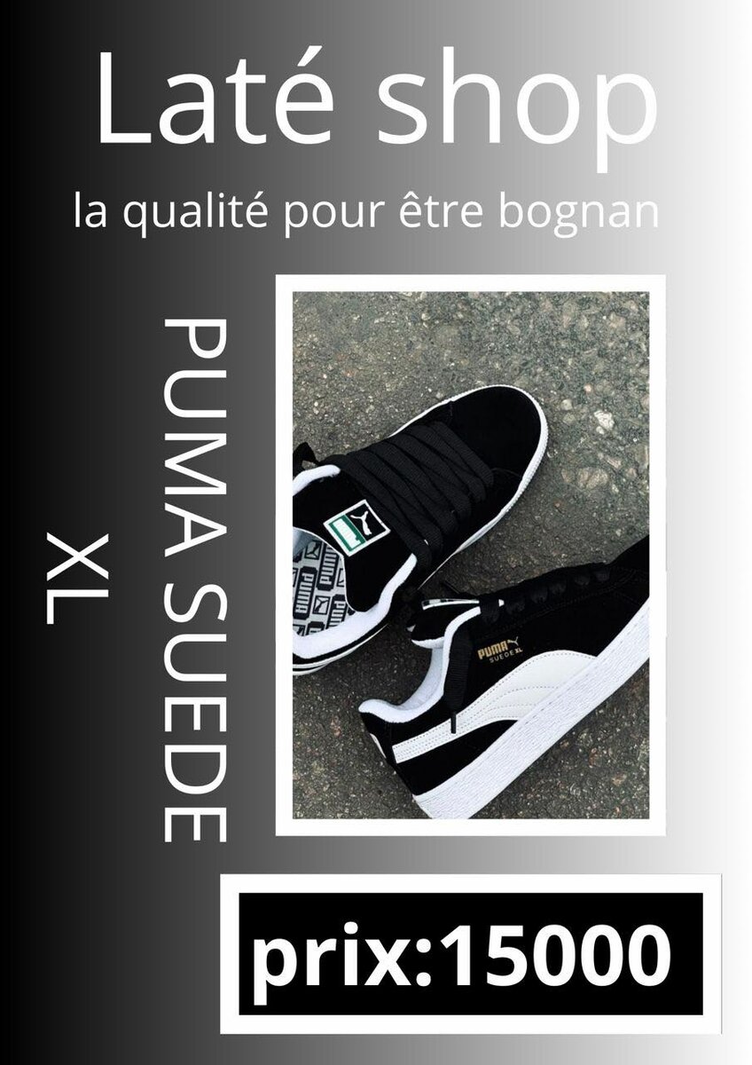 Puma Suede Noir Classique